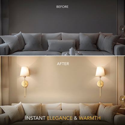Wandlamp Zonder Boren Draadloos 2-Delig Afstandsbediening Dimbaar Kleurtemperatuur Verstelbaar