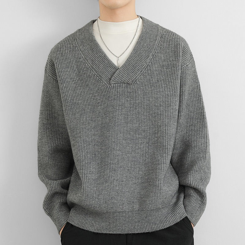 Heren Trui Klassiek V-hals Regular Fit