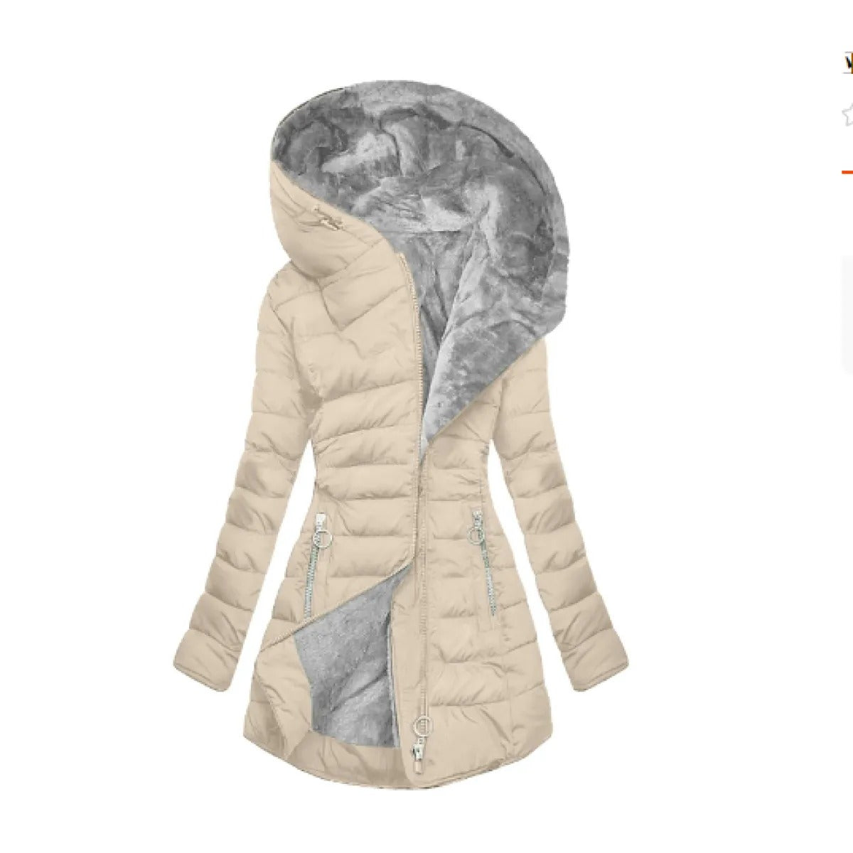 Dames Fleecejack Warm en Gewatteerd voor Winter - StudioMarella