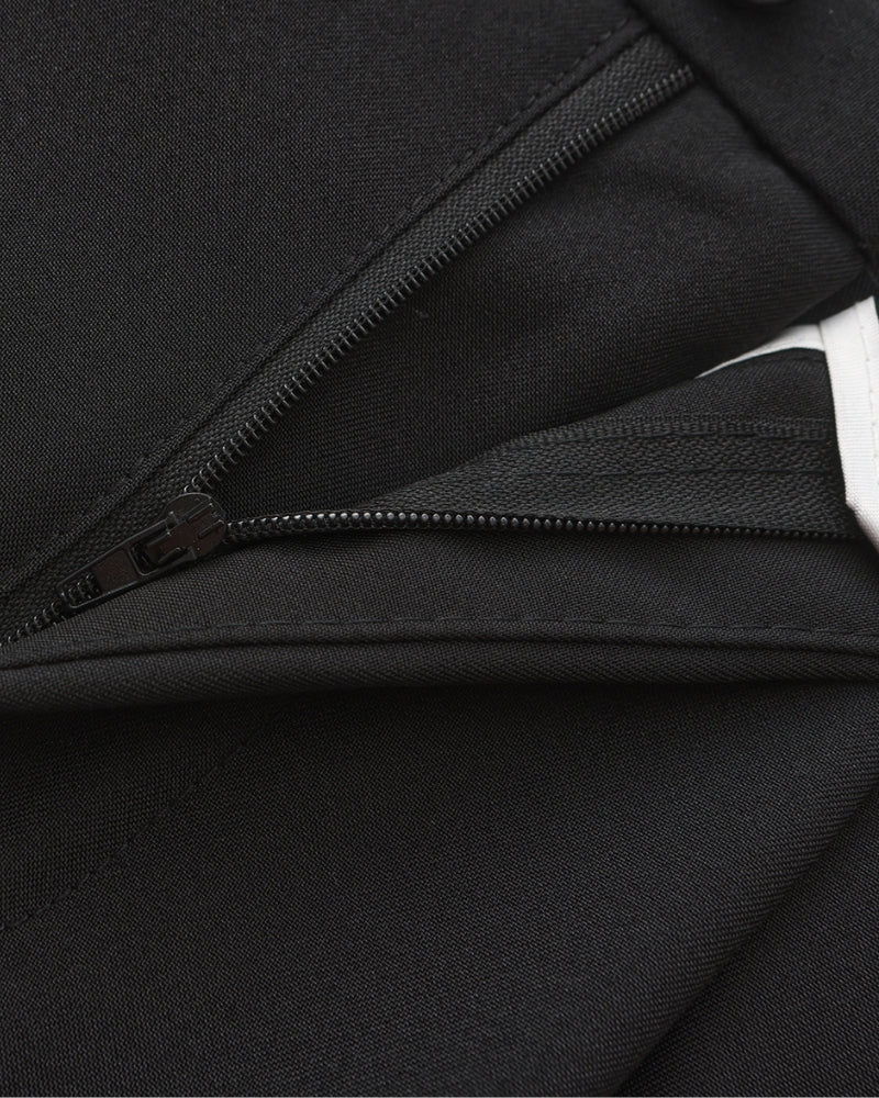 Hoge Taille Broek Wijd Model Anzug Stijl