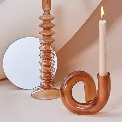 Vaas Geblazen Glas Lus Design Hydroponic Borosilicaat Gekleurd Decoratie Tafel