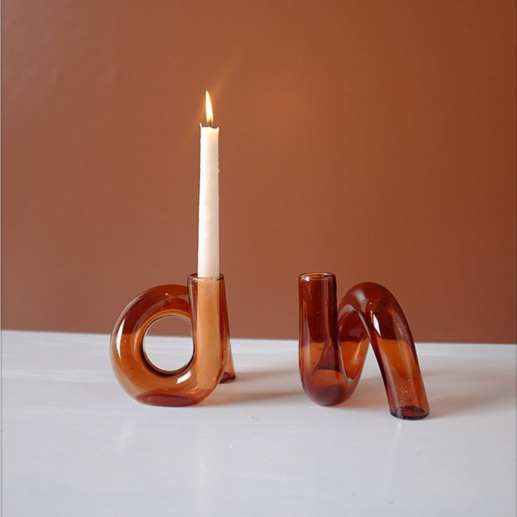 Vaas Geblazen Glas Lus Design Hydroponic Borosilicaat Gekleurd Decoratie Tafel