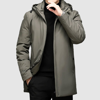 Heren Parka Warm Met Meerdere Zakken Modern Design