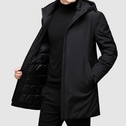 Heren Parka Warm Met Meerdere Zakken Modern Design