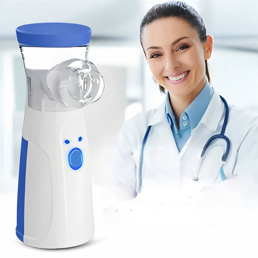Draagbare Inhalator voor Thuis en Onderweg - Verstuivingsapparaat voor Kinderen en Volwassenen - Oplaadbaar via USB