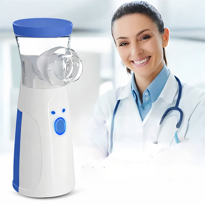 Draagbare Inhalator voor Thuis en Onderweg - Verstuivingsapparaat voor Kinderen en Volwassenen - Oplaadbaar via USB