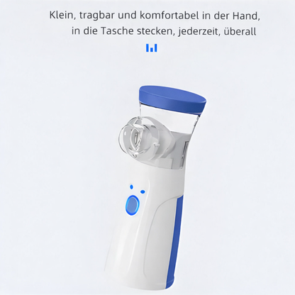 Draagbare Inhalator voor Thuis en Onderweg - Verstuivingsapparaat voor Kinderen en Volwassenen - Oplaadbaar via USB