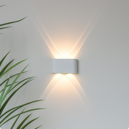 Binnen- & Buitenwandlamp LED | Modern Minimalistisch Design | Waterdicht | Zwart of Wit