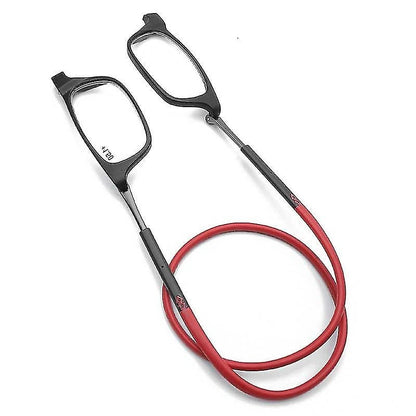 Magnetische Leesbril met Nekkoord – Handsfree Lezen met Moderne Design