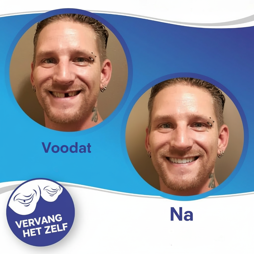 Cosmetische Snap-On Tandcovers Set – Herbruikbare Facings voor Direct Mooiere Glimlach