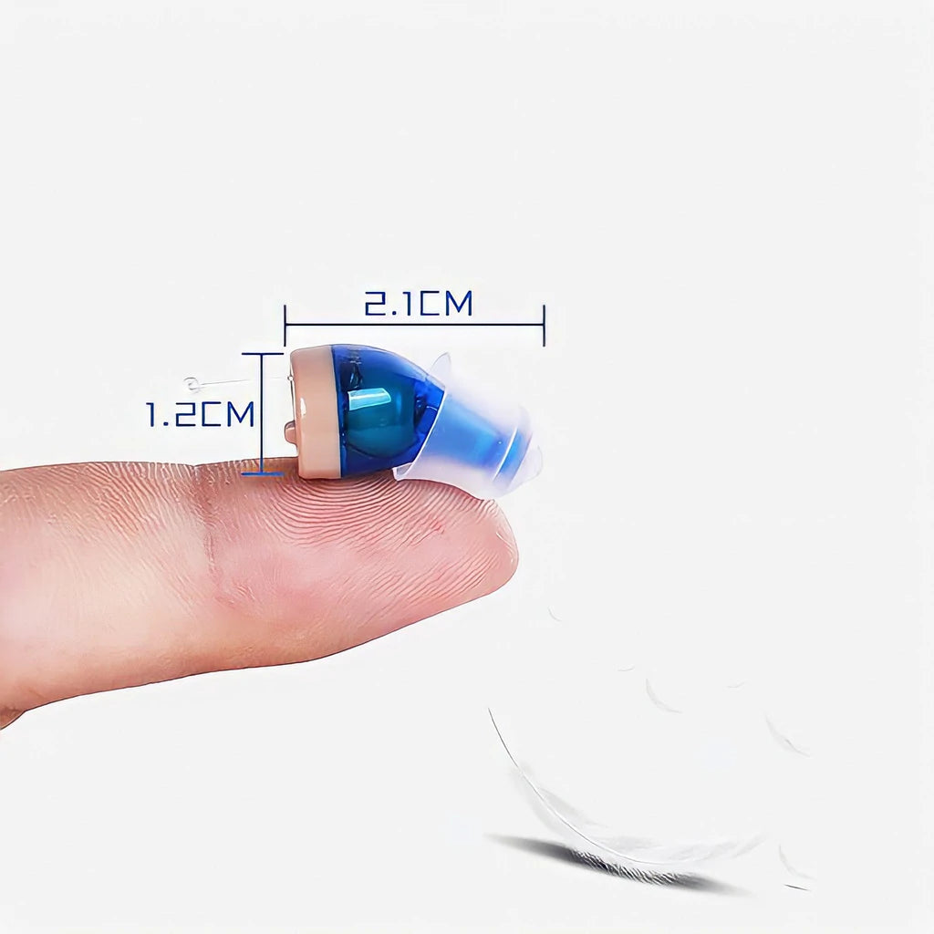 Oplaadbare In-Ear Gehoorversterkers Discreet Comfortabel Helder Geluid Dagelijks Gebruik Ergonomisch Design