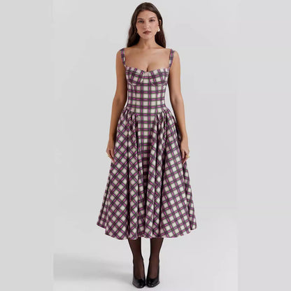 Ippolita Maxi Jurk met Schilderij Print