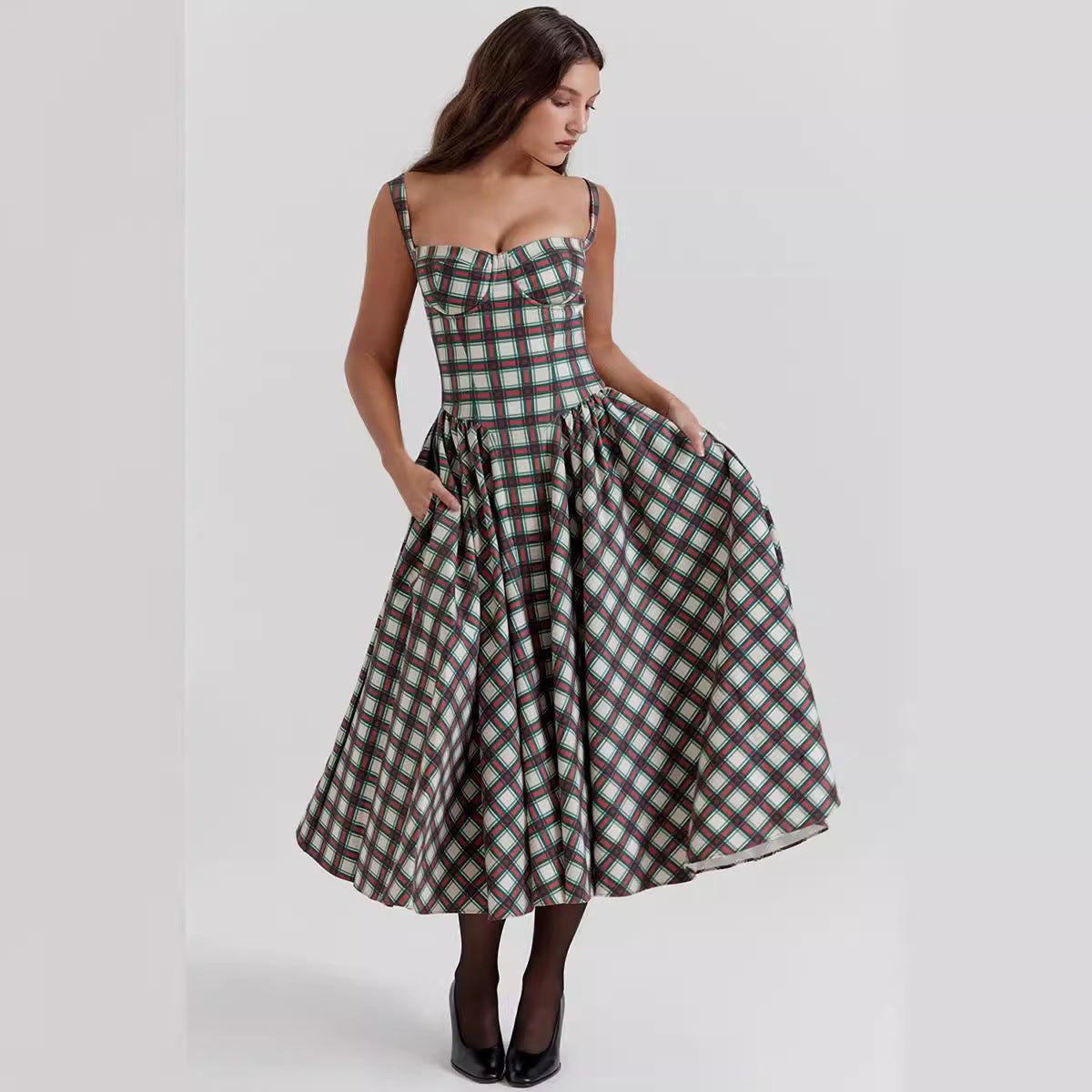 Ippolita Maxi Jurk met Schilderij Print