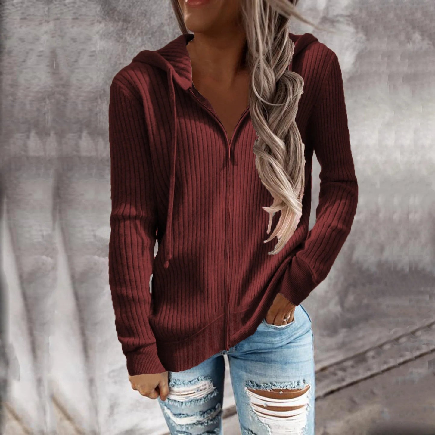 Isabel Felpa Cappuccio Casual Zwart