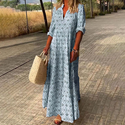 Boho Maxi Jurk Elegante Zomerjurk voor Vrouw - StudioMarella
