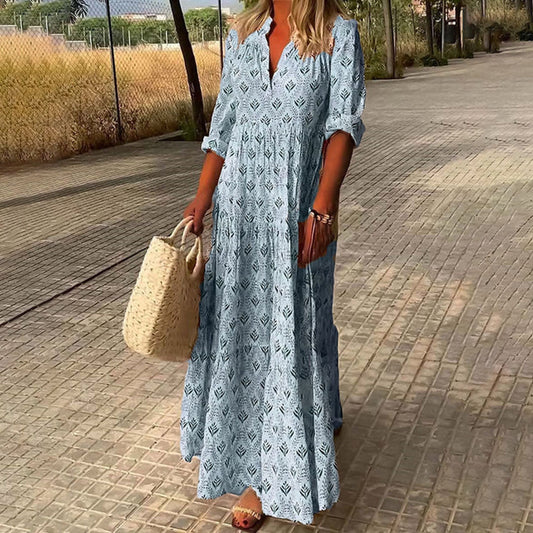 Boho Maxi Jurk Elegante Zomerjurk voor Vrouw - StudioMarella