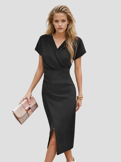 Mouwloze Wikkeljurk Elegant en Tijdloos Zomerjurk