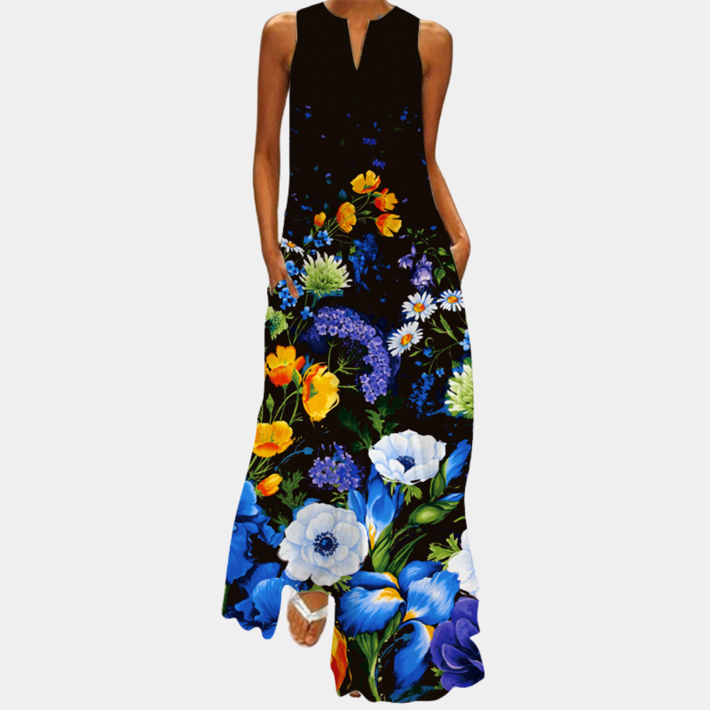 Zomerjurk Dames Bloemenprint Vrouwelijke Jurk - StudioMarella