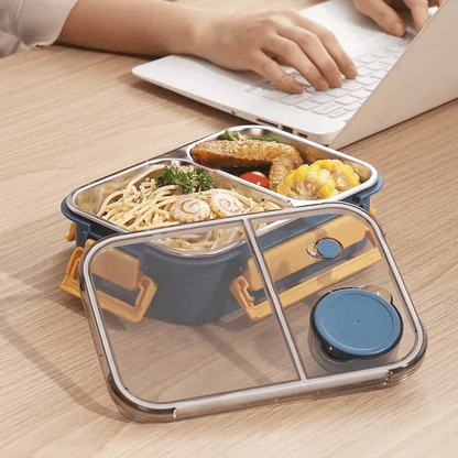 Thermoscontainer Lunchbox Isolerend Lekvrij Warm Eten Onderweg Compact Meenemen