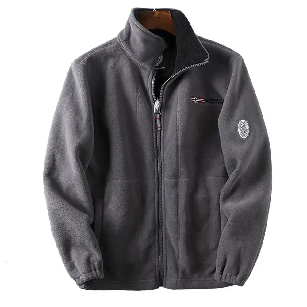 Heren Fleece Jas Waterdicht Warme Outdoor Polyester - StudioMarella