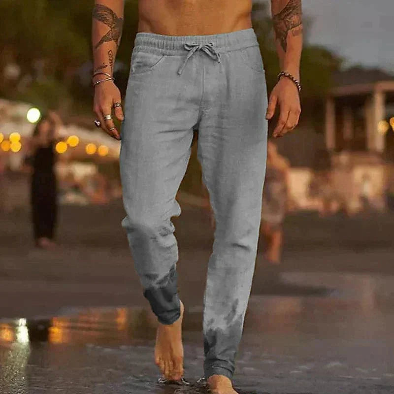 Linnen Broek Heren Casual Zomerkleding