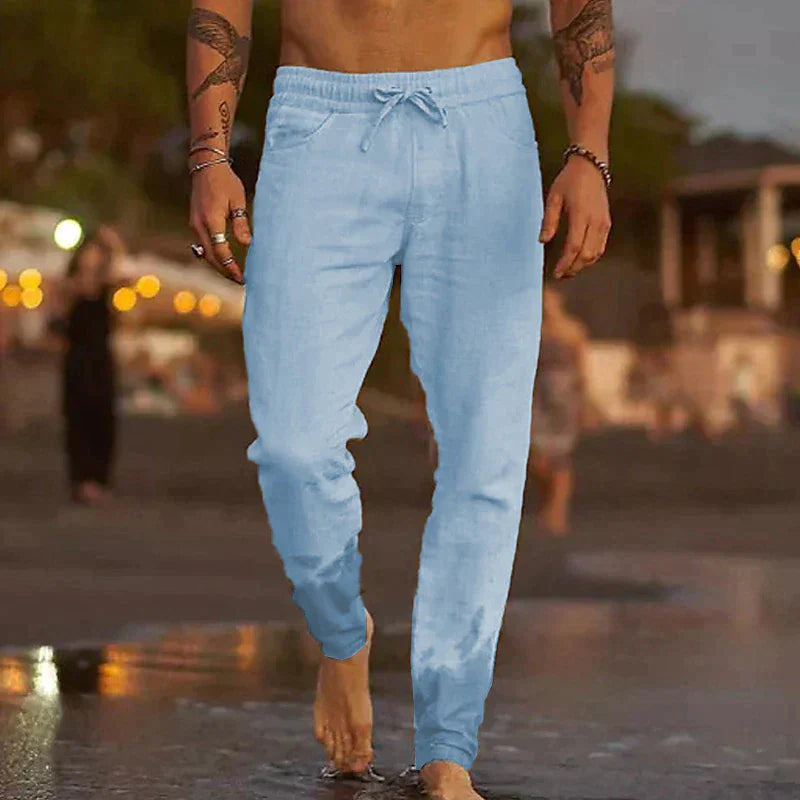 Heren Broek Casual Jaxx Zwart Stijlvol