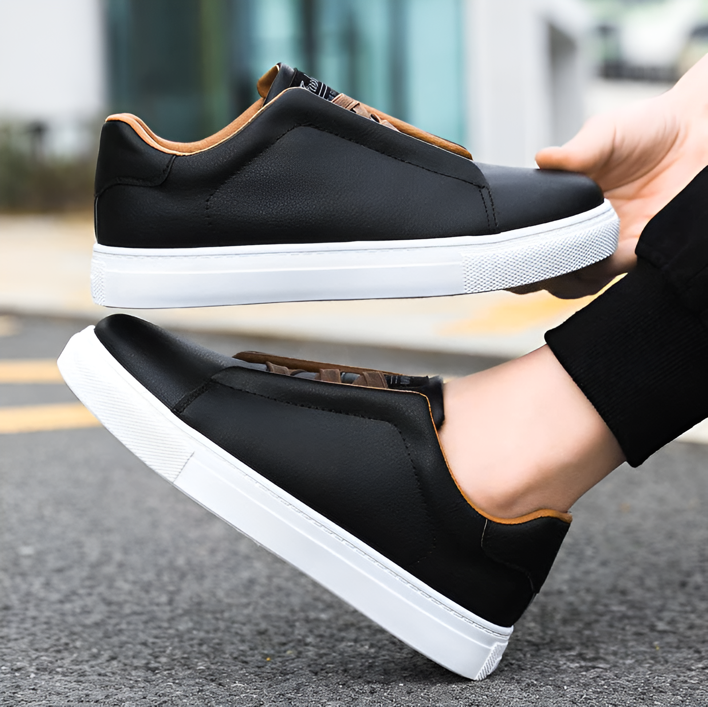Leren Sneakers Unisex Stijlvol en Comfortabel
