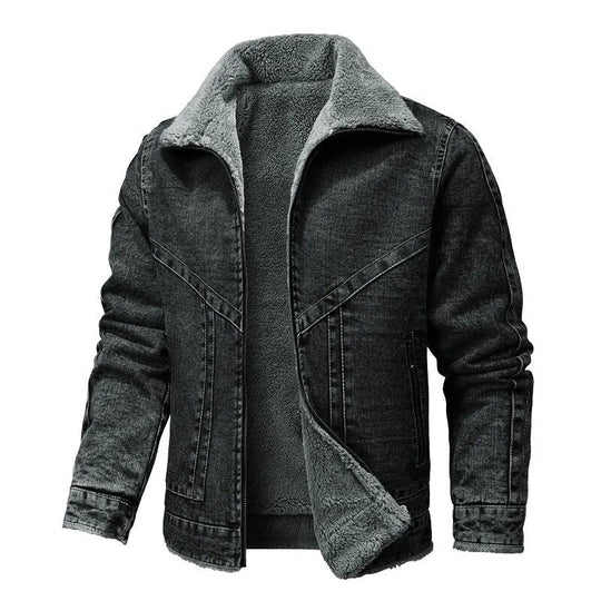 Heren Winterjas Waterdicht Denim Warm Isolatie