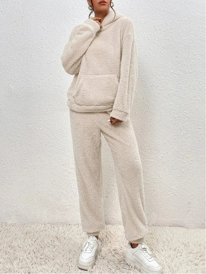 Dames Fleece Lounge Set Zacht en Comfortabel