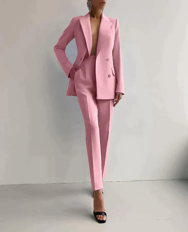 Ludovica Blazer Broek Set voor Vrouw