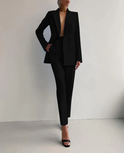 Luxe Blazer en Broek Set voor Dames