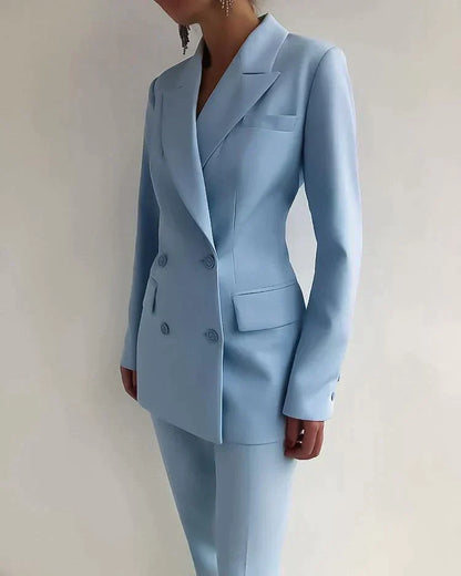 Ludovica Blazer Broek Set voor Vrouw - StudioMarella