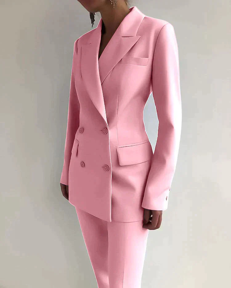 Luxe Blazer en Broek Set voor Dames