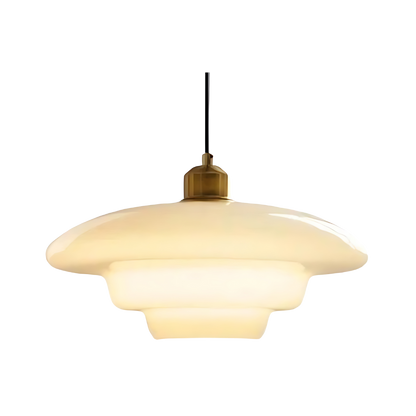 Plafondlamp Art Deco Messing Glas D30 D28 D32 Goud Vintage Design