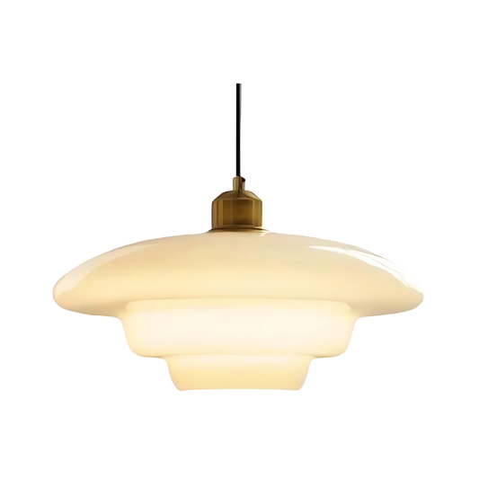 Plafondlamp Art Deco Messing Glas D30 D28 D32 Goud Vintage Design