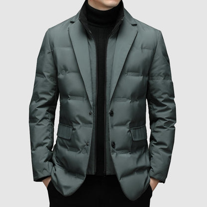 Heren Jas Gevoerd Warm Gewatteerd Sherpa Style