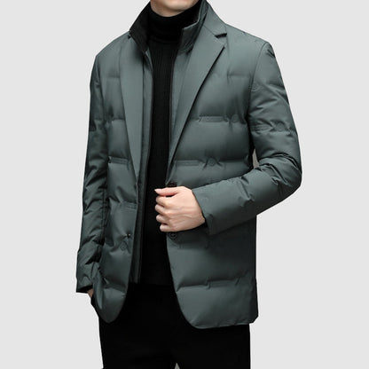 Heren Jas Gevoerd Warm Gewatteerd Sherpa Style