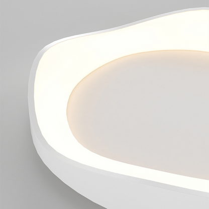 Japandi LED Plafondlamp Dimbaar Afstandsbediening Rond 40cm 50cm IJzer Acryl