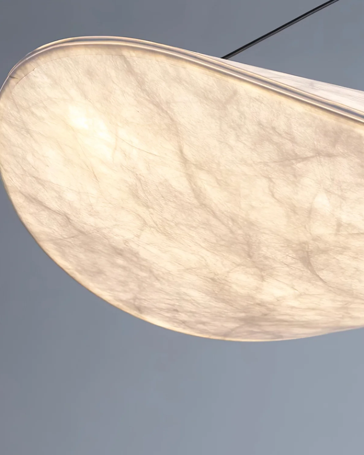 Sansoti - Japandi Hanglamp Wit voor Slaapkamer en Woonkamer – Moderne Sfeerverlichting E27