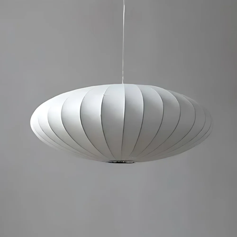 Japandi Hanglamp Zijde Wabi-Sabi Stijl – Minimalistische Kroonluchter met Natuurlijke Uitstraling 30 cm
