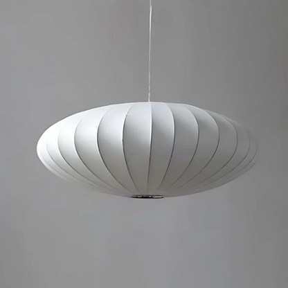 Japandi Hanglamp Zijde Wabi-Sabi Stijl – Minimalistische Kroonluchter met Natuurlijke Uitstraling 30 cm