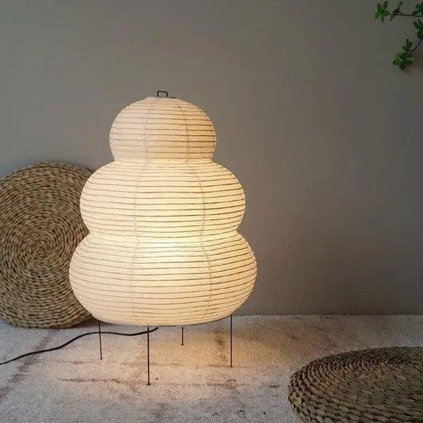 Vloerlamp Wabi Sabi Rijstpapier 60cm Japandi Design