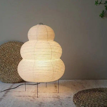 Vloerlamp Wabi Sabi Rijstpapier 60cm Japandi Design