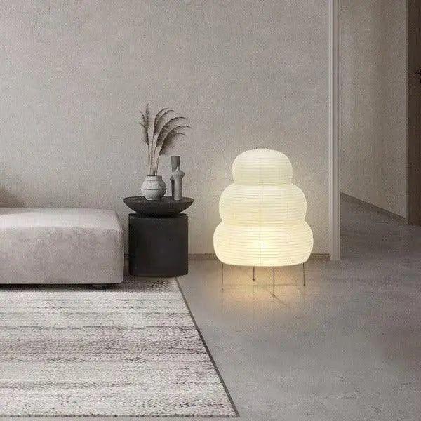 Vloerlamp Wabi Sabi Rijstpapier 60cm Japandi Design
