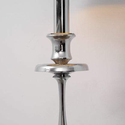 Moderne Wandlamp met Zwarte Stoffen Kap in Messing, Nikkel of Zwart – 1 of 2 Lichtpunten Design Verlichting