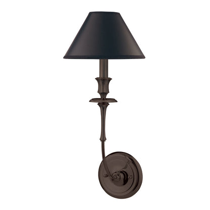 Moderne Wandlamp met Zwarte Stoffen Kap in Messing, Nikkel of Zwart – 1 of 2 Lichtpunten Design Verlichting