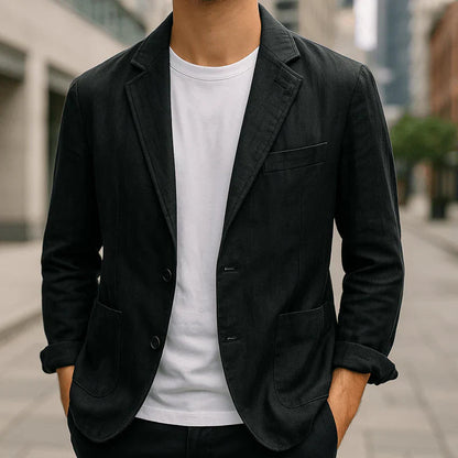 Jasper | Heren Blazer – Lichtgewicht, Elegant &amp; Getailleerd Colbert 1