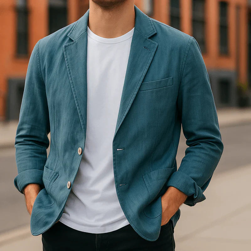 Jasper | Heren Blazer – Lichtgewicht, Elegant &amp; Getailleerd Colbert 3