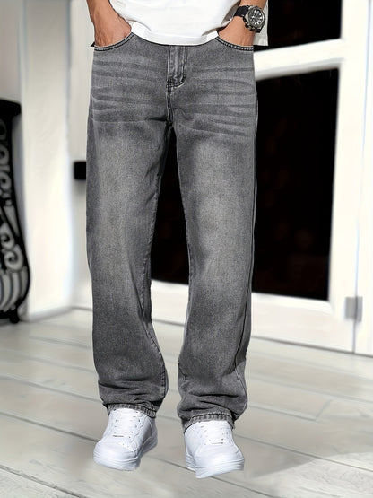 Heren Straight Leg Jeans Premium Kwaliteit Denim