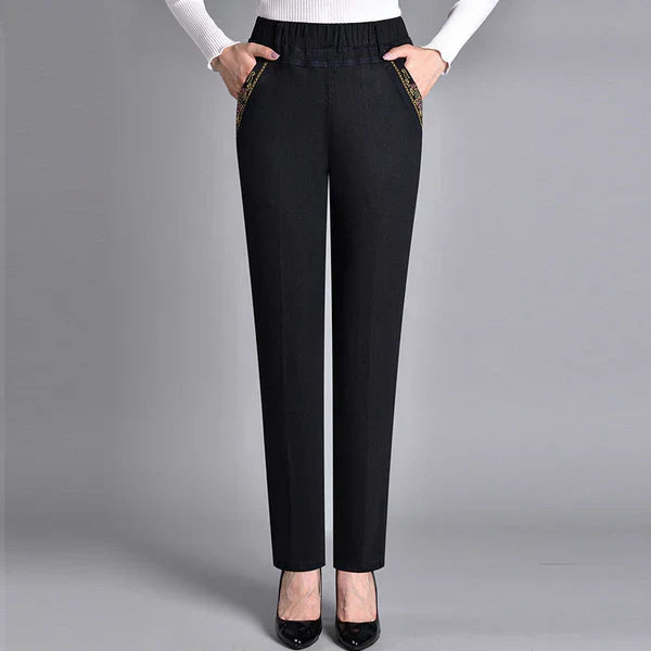Jeans Dames | Elastische Taille & Handige Zijzakken